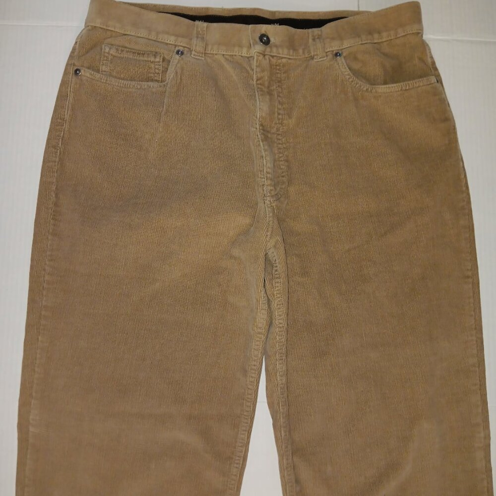 HILTL MEN'S COTTON BLEND CORDUROY PANTS SIZE 36/34